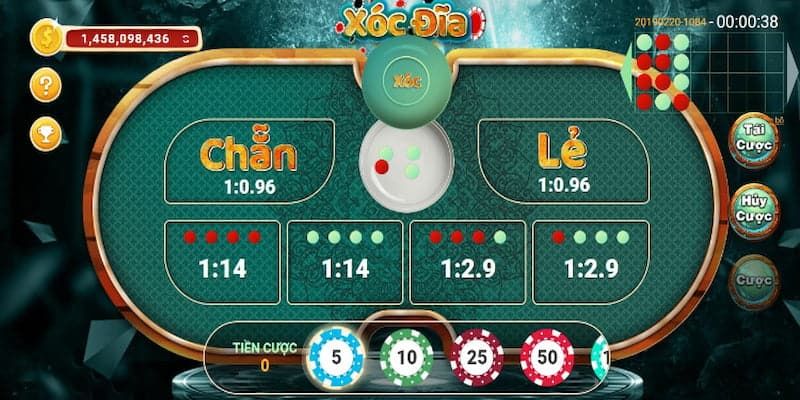 Tham gia hack game xóc đĩa miễn phí với bản chơi thử 